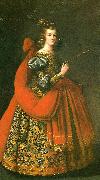 Francisco de Zurbaran st. ursula oil